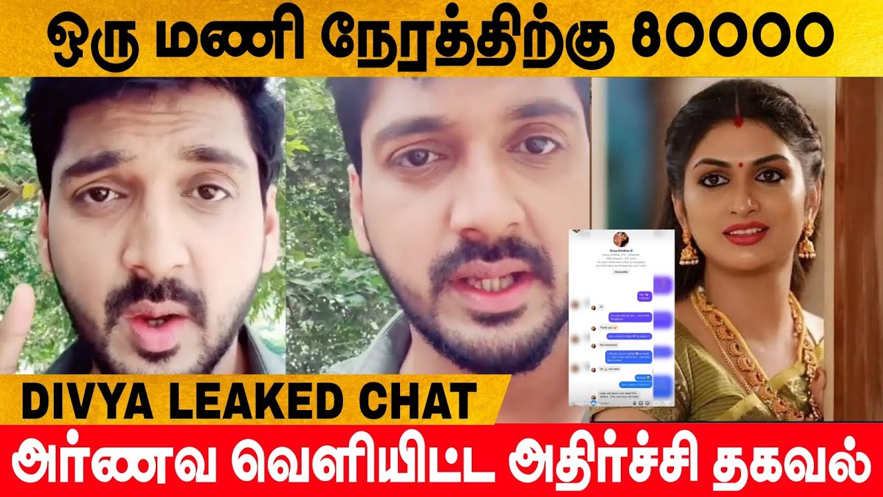 Serial actress Divyasree Chat leaked! Ex Husband actor Arnav Release Evidence!