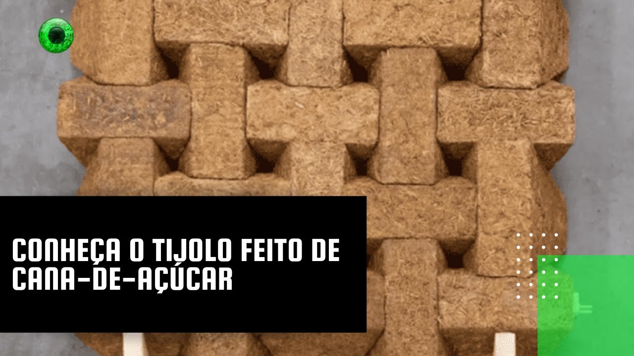 Conheça o tijolo feito de cana-de-açúcar