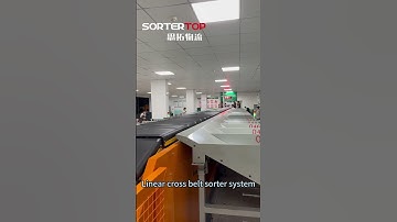 Linear cross belt sorter system