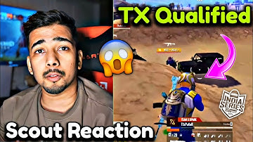 TX Easy Qualified ✅ BGIS Round 2 | Scout Reaction😳 All Matches