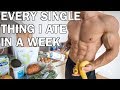 IIFYM Full WEEK Of Eating | What I Eat to Maintain My Physique (3100 calories)