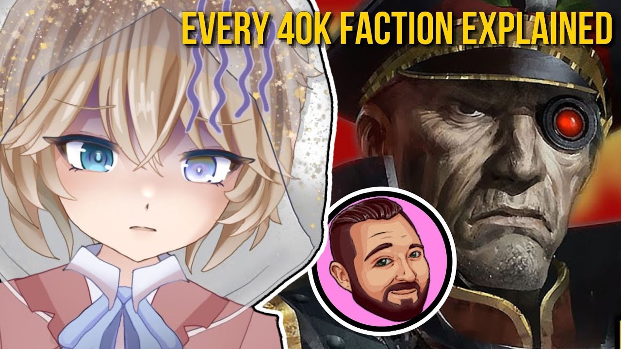 VTUBER REACTS to @Bricky Every single Warhammer 40k (WH40k) Faction Explained | Part 1