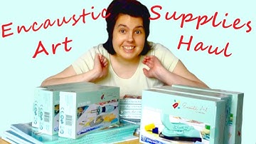 Unboxing Encaustic Art Supplies Haul - To Create my Own Starter Kit!