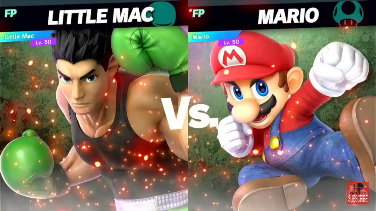 Super Smash Bros Ultimate Amiibo Fights 9pm Poll Little Mac vs Mario