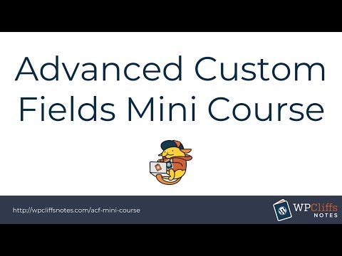 Free Advanced Custom Field Mini Course