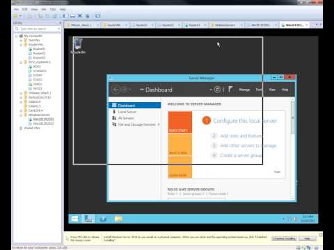 How to install MS Windows Server 2012 R2 on VMware Workstation