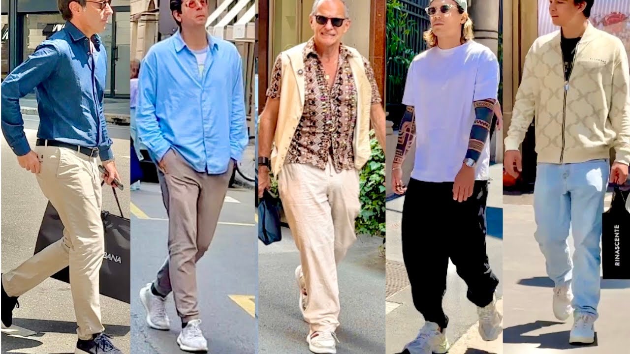 Men’s Summer 2025 Outfits 🇮🇹Italian Men’s Street Fashion & Men’s Summer Outfits Shopping