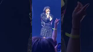 Demi Lovato performing "La La" (Ashlee Simpson Cover) #demilovato #holyfvcktour #shorts