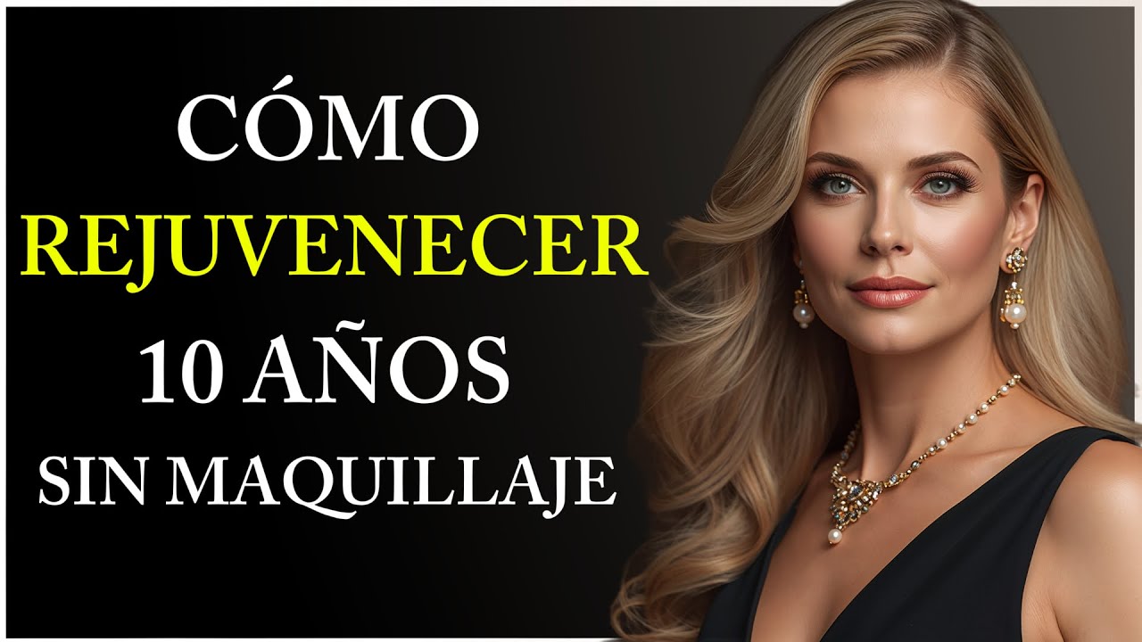 CÓMO REJUVENECER 10 Años SIN Maquillaje
