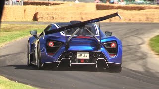 1200HP Zenvo TSR-S in Action! Active Rear Spoiler, Accelerations & BRUTAL SOUNDS!