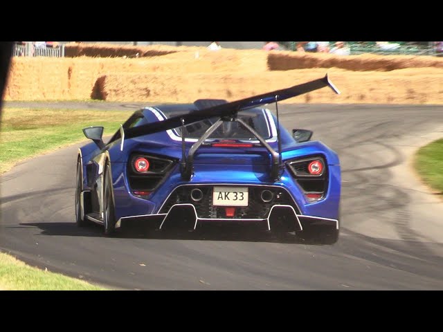 1200HP Zenvo TSR-S in Action! Active Rear Spoiler, Accelerations & BRUTAL SOUNDS! class=