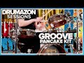 Groove drum co mahogany pancake drum kit demo by drumazon