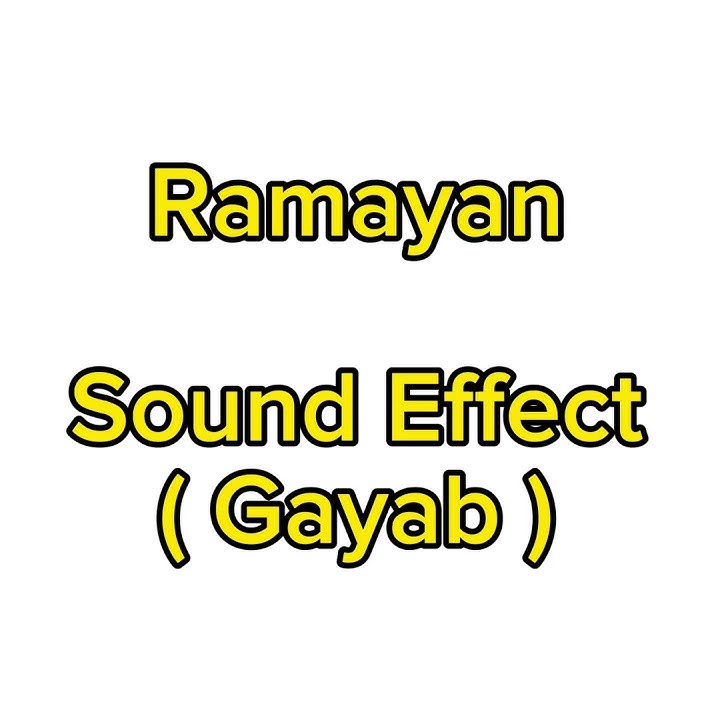 Ramayan Gayab Sound Effect #soundeffects #nareshsuperstar
