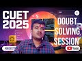 CUET UG LIVE SESSION