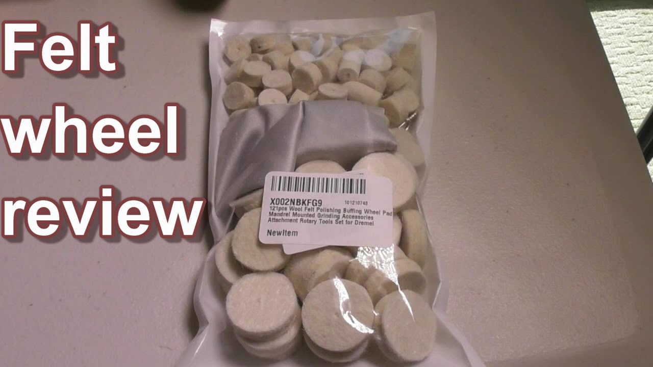 Wool Felt Polishing Buffing Wheel Pad for Dremel Tool REVIEW! YouTube
