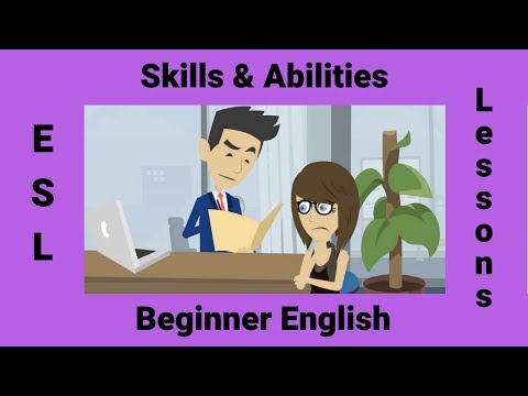 Adverbs of Manner, Talking about Skills & Abilities | Job Interview