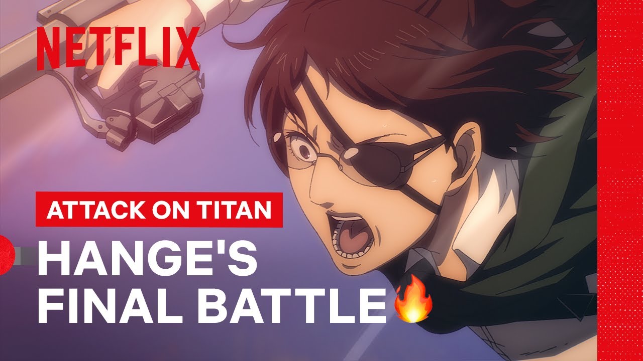 Hange vs. Rumbling Titans, Attack On Titan