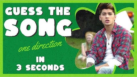 GUESS THE ONE DIRECTION SONG IN 3 SECONDS 🎤 ⏱️ | Music Game