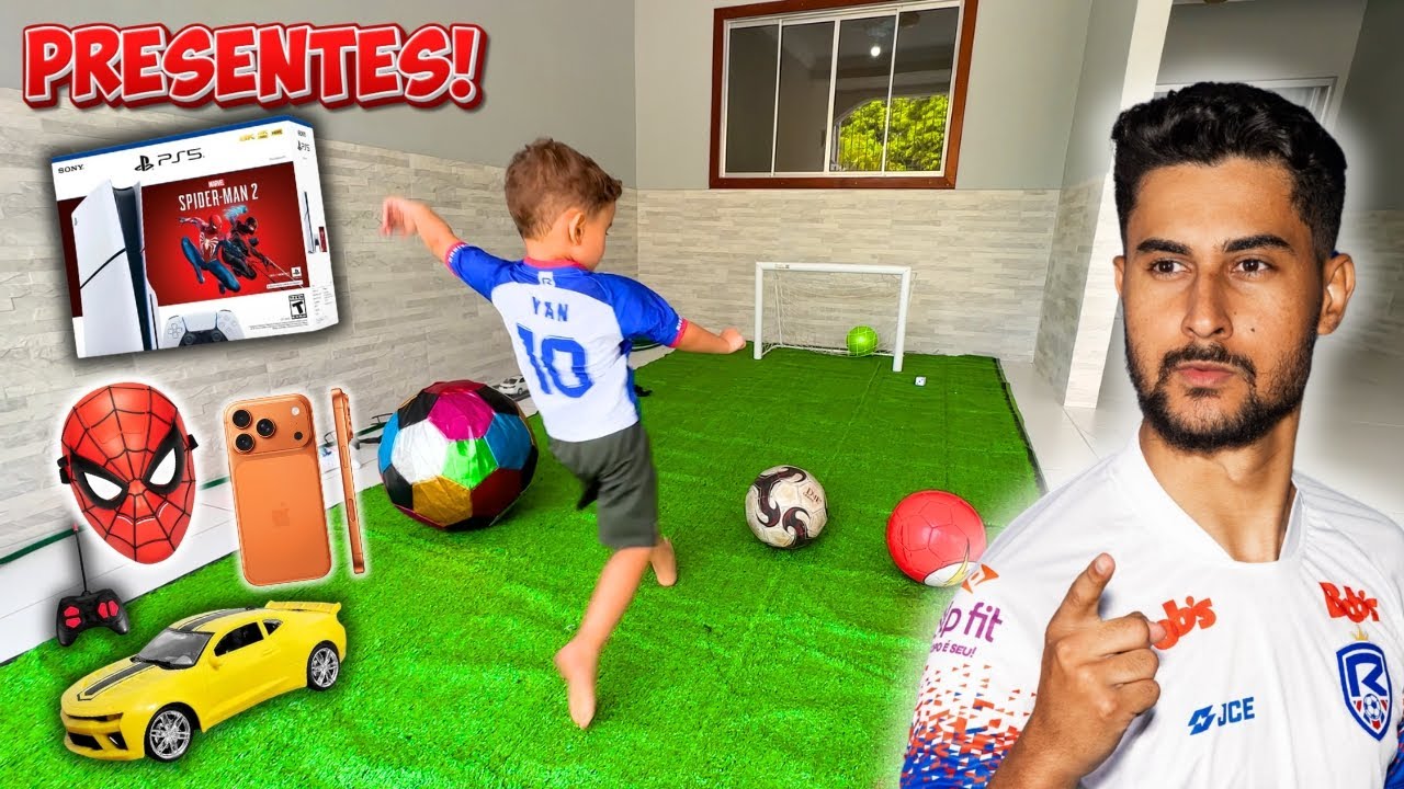 DESAFIEI O YAN VALENDO BRINQUEDOS NOVOS QUE ELE QUERIA MUITO!