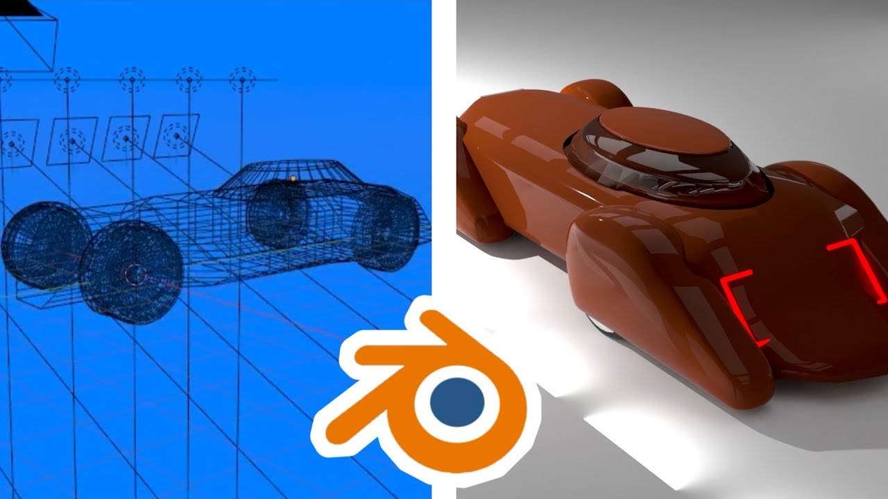 Blender Car Modeling Time Lapse