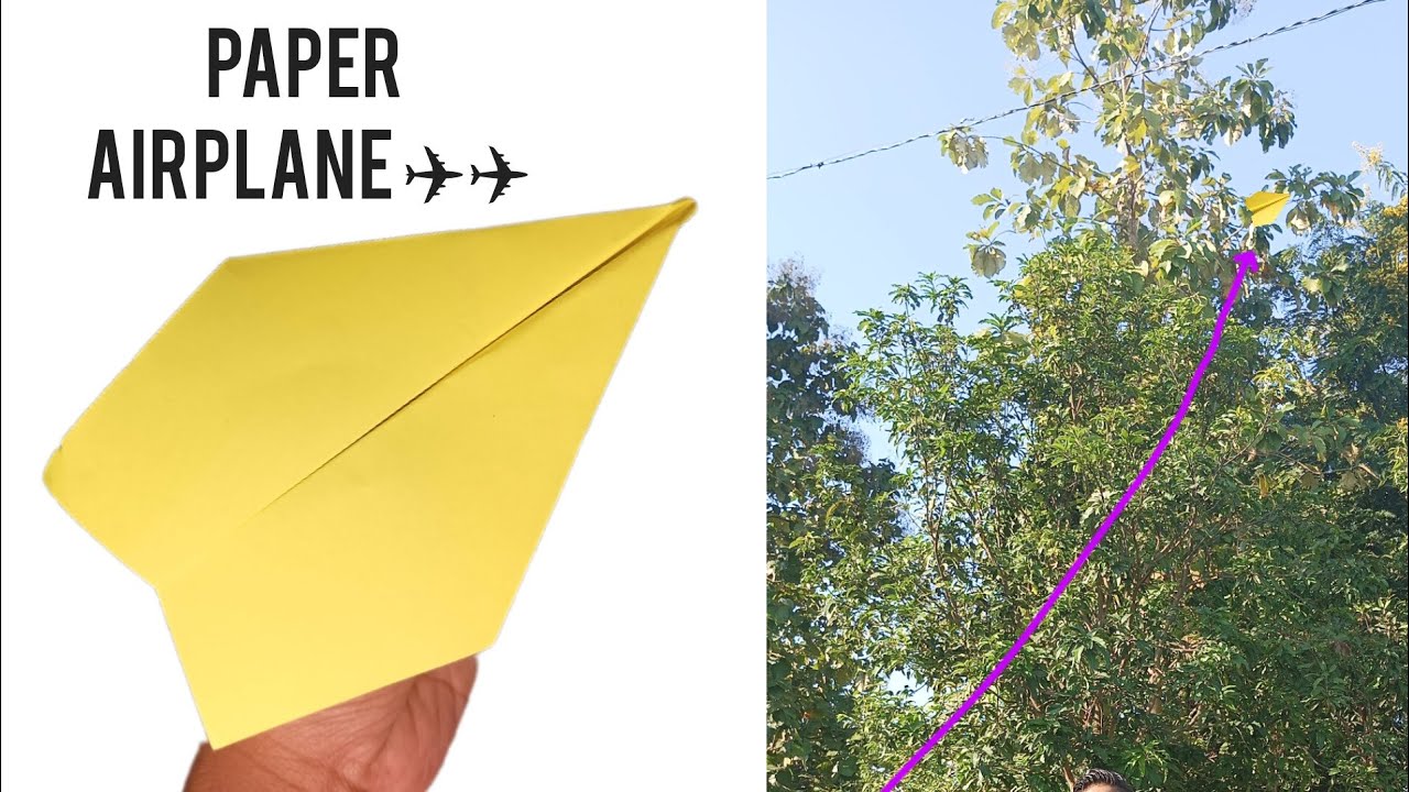 How to make origami flying paper airplane ✈️|best paper aeroplane tutorial 