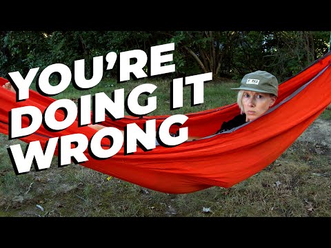 You&rsquo;re Doing It Wrong: How To Sleep In A Hammock The Right Way!