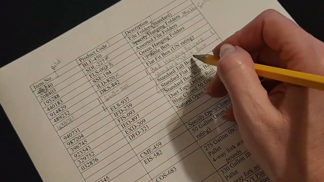 ASMR | Showing You Edits on a Form (Whisper & Soft Spoken)