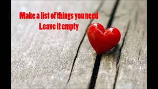 Gamble Everything for Love Lyrics Video