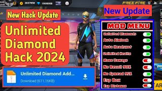 FREE FIRE DIAMOND HACK || 💎 UNLIMITED DIAMONDS NEW HACK MOD MANU OB42 UPDATE LATEST VERSION APK 2024