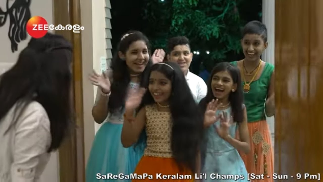 SaReGaMaPa Keralam Lil Champs meet the Erivum Puliyum family  Zee Keralam