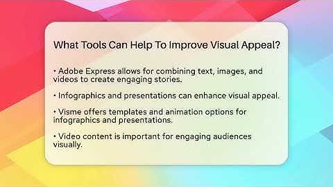 What Tools Can Help To Improve Visual Appeal? - Everyday-Networking