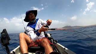 Lanzarote the Snappers paradise. Test of new jig Wahoo from Samurai jigs