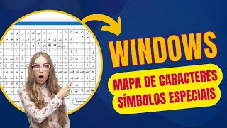 How to open the Character Map in Windows to use