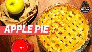 Apple Pie Recipe from Scratch with Crust - Served with Vanilla Icecream