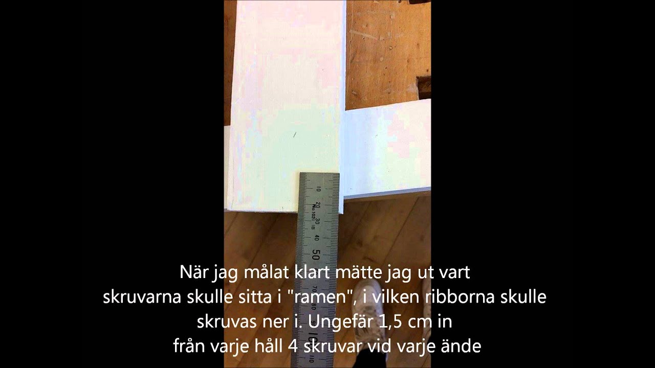 Bänk med ribbor - YouTube