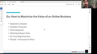 [Webinar] Maximizing Your Exit: Selling Your Online Business