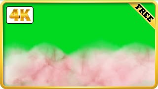 Pink Cloud Green Screen Video Loops