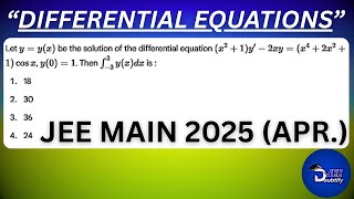 Let y = y(x) be the solution of the differential equation (x² + 1)y′ − 2xy =...| Doubtify JEE