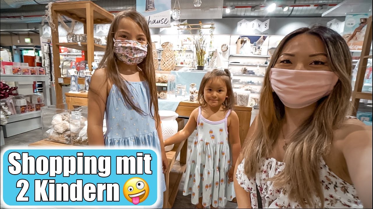 Einkaufen für Grill Party 😍 Shopping mit 2 Kindern | Katze auf dem Dach! Food Haul VLOG Mamiseelen