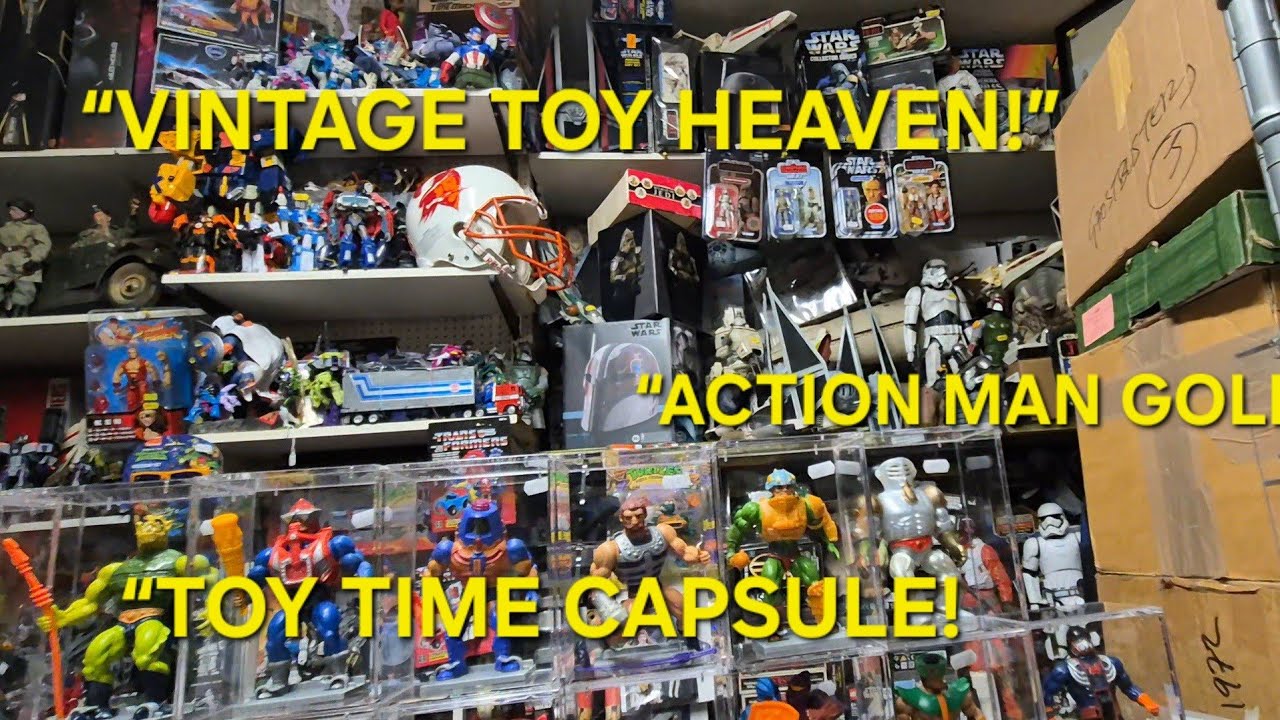 Inside Acme Toys Birmingham feb 26 – Rare Vintage Star Wars, Action Man, Dinky & 60s–90s Toys