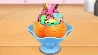 Meu Talking Tom e Amigos, jogos de chefe de sorvete. screenshot 5