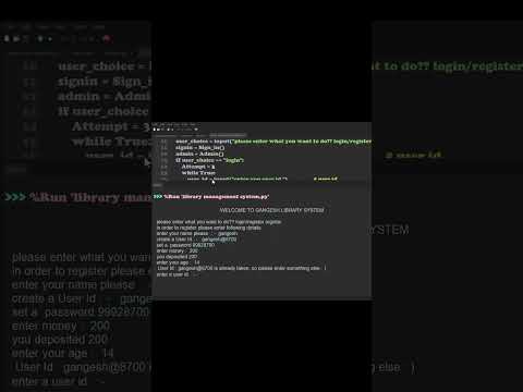 📚 Library Management System in Python | Complete Project Using JSON | Class 9 Project