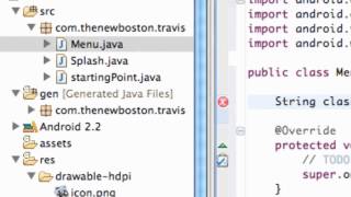 Android Developing Applications Tutorial 18 Create A List Menu From The Listactivity Class