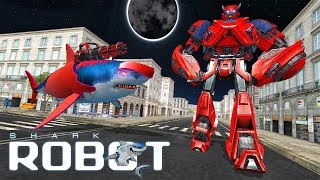 Swat Robot Shark Evolution Wars - Shark Tank Games Android Gameplay screenshot 1