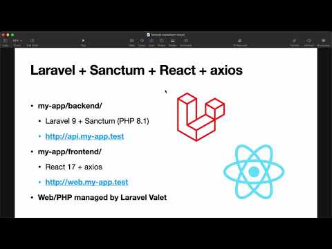 Laravel 9 Sanctum for React SPA Authentication (stateful)