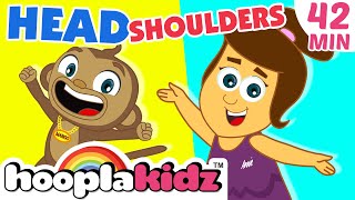 head shoulders knees and toes ep 80 educational nursery rhymes hooplakidz