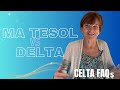 Should I do an MA TESOL or Delta?