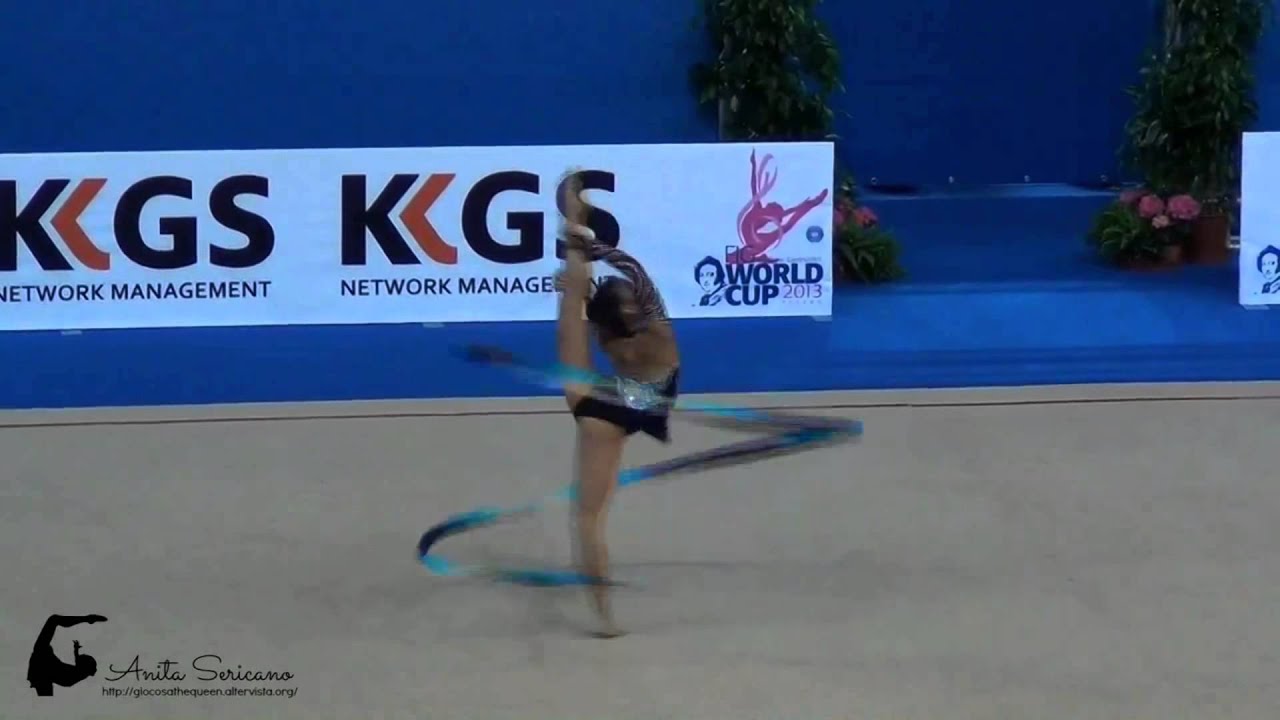 Cindy Lu (Ribbon - 2013 Rhythmic Gymnastics World Cup, Pesaro Italy)