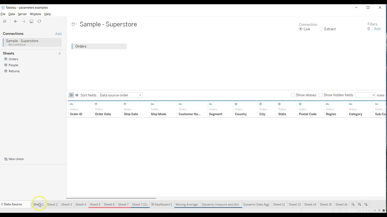 Tableau Tutorial 86 - How to Quickly Import Data in Tableau - YouTube