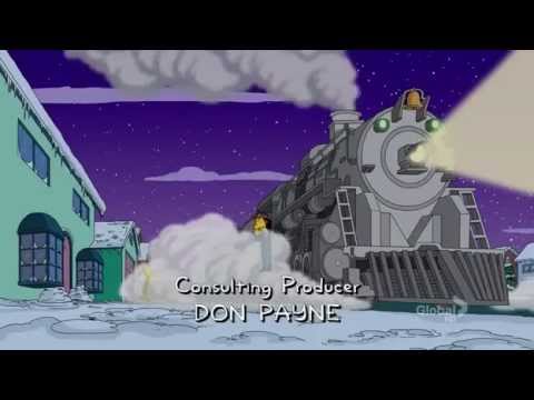 Simpsons Polar Express